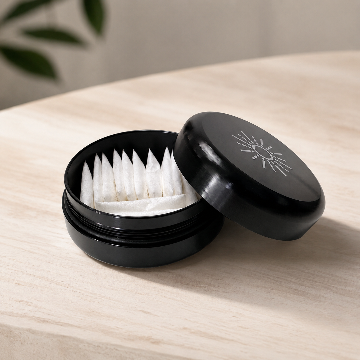 Aluminum Pouch Holder, Screw-Top Pocket Container