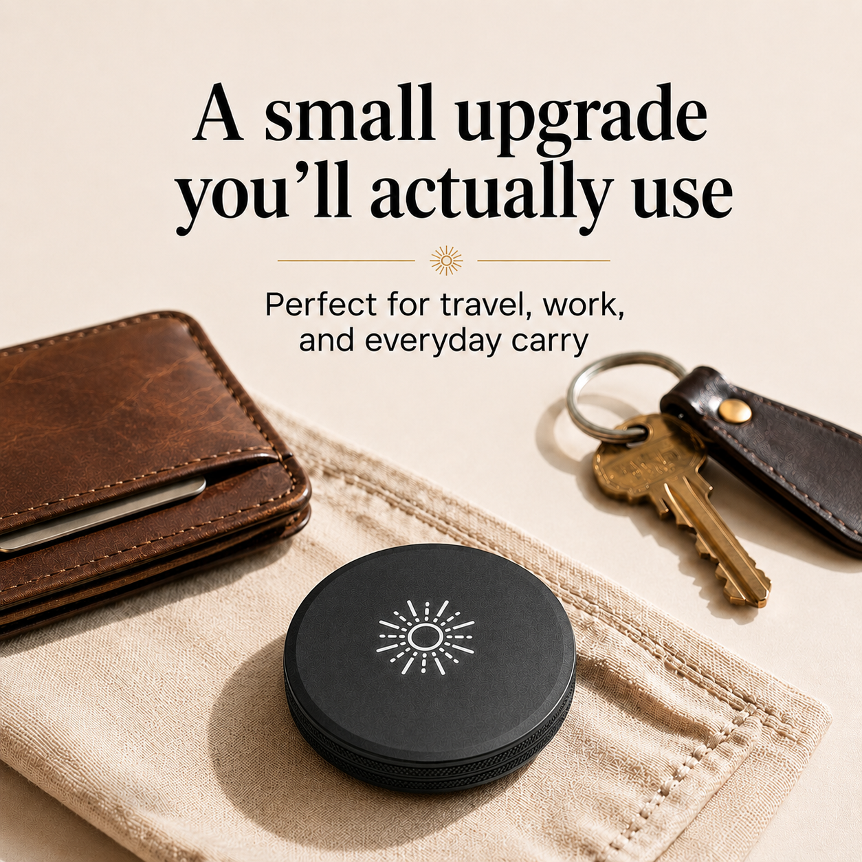 HOTZ Aluminum Pill Holder, Slim Metal Pill Case for Pocket and Travel