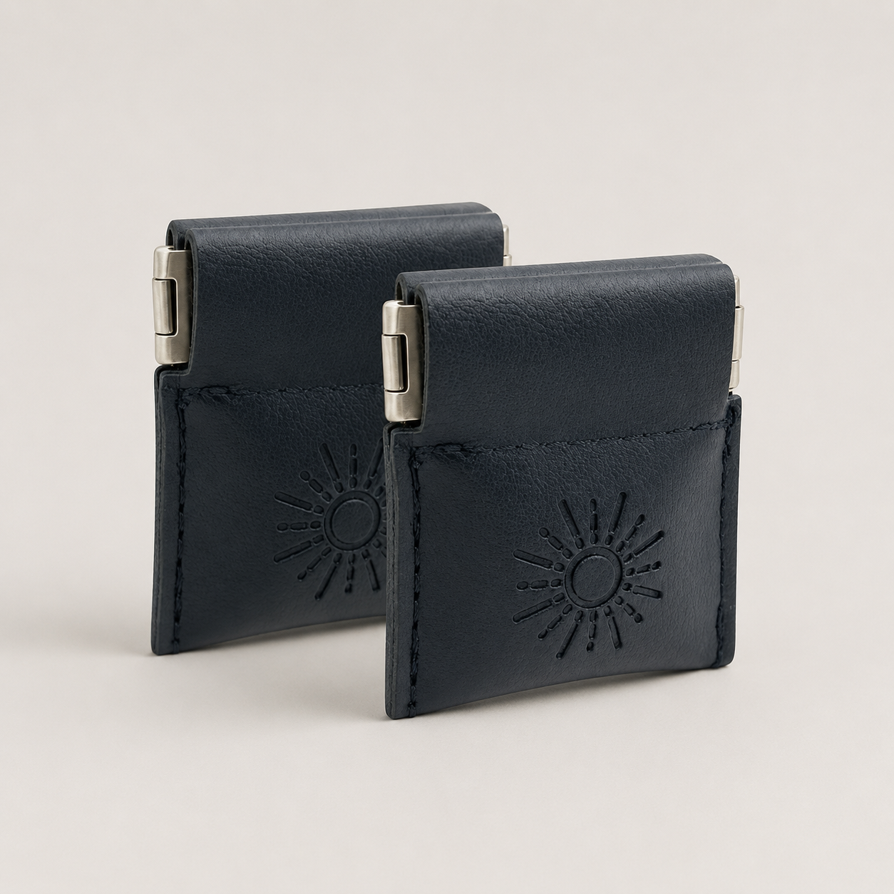 Tiny Squeeze Pouch Holder, 2 Pack, Discreet Travel Storage Case