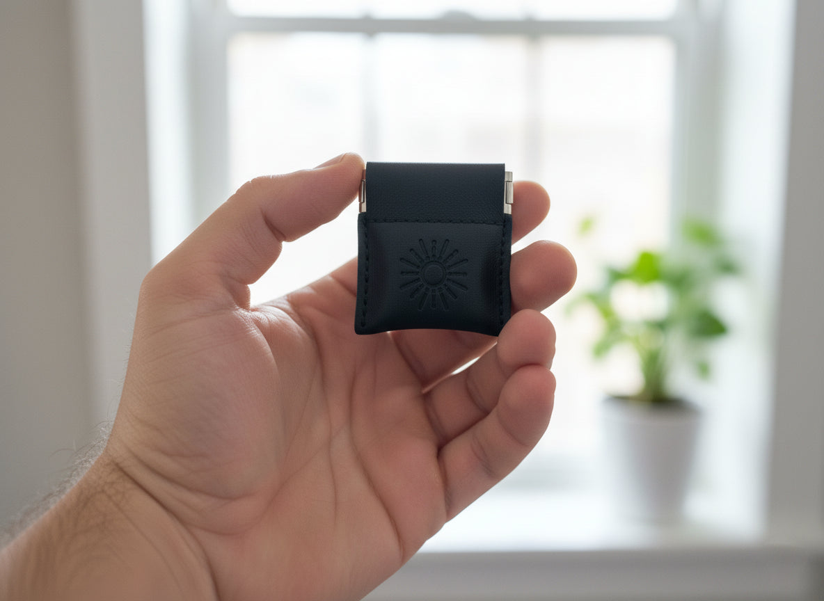 Discreet Pocket Pill Holder Pouch for Men - Two Pack